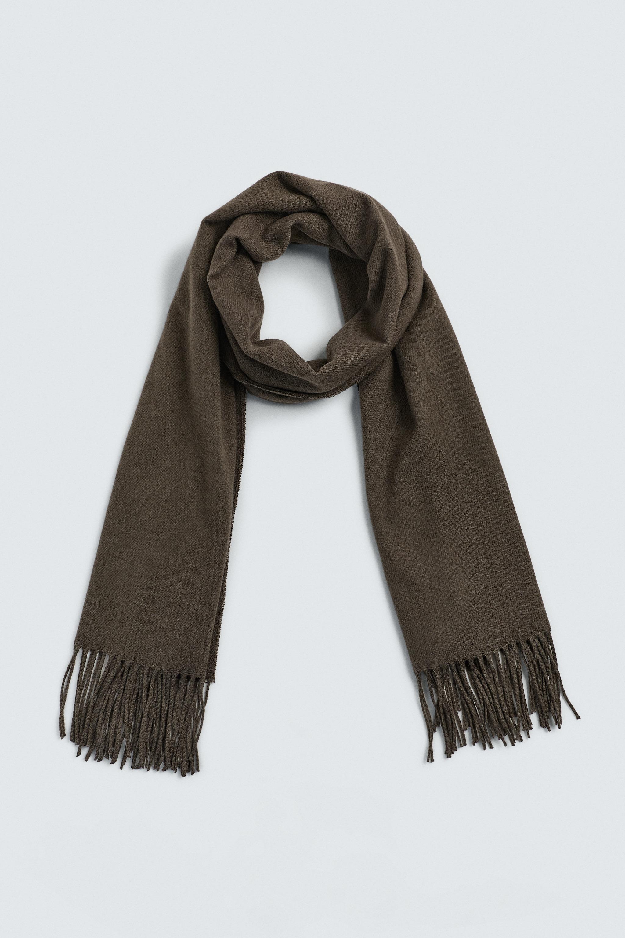 FRINGED SCARF